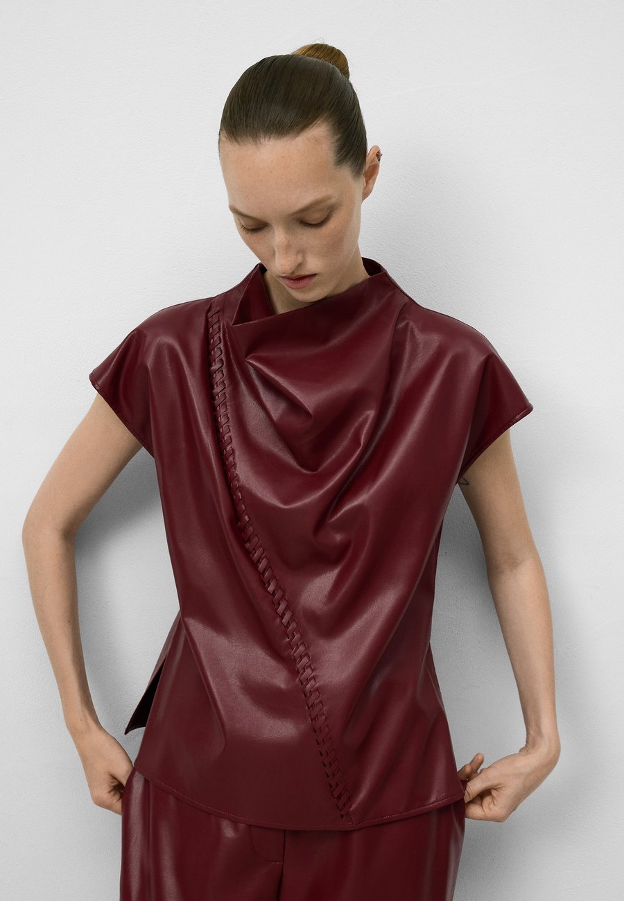 Блуза ADOLFO DOMINGUEZ DRAPED, Red